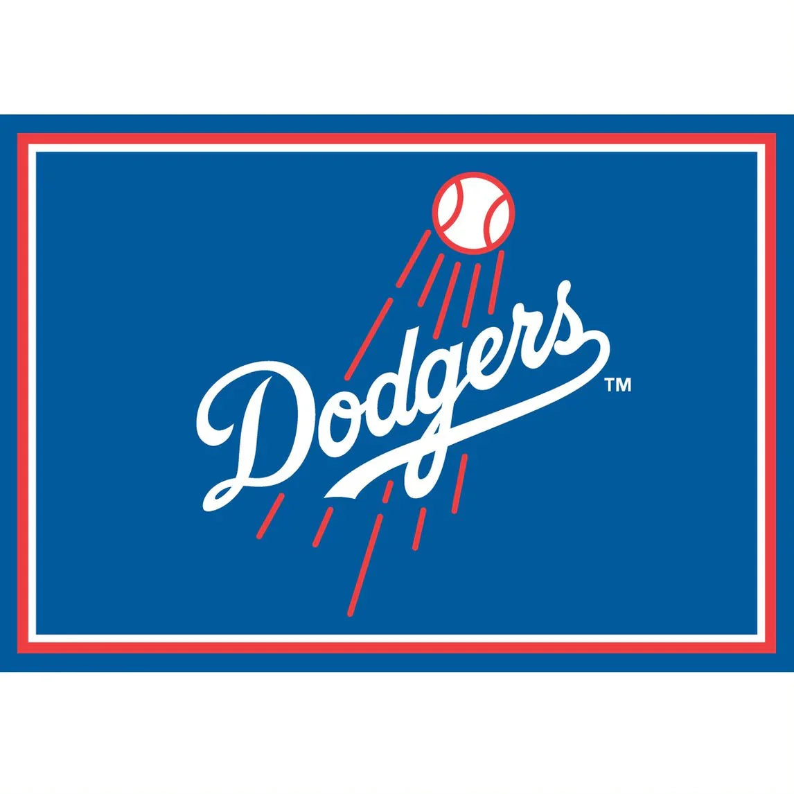 Los Angeles Dodgers 3x4 Area Rug