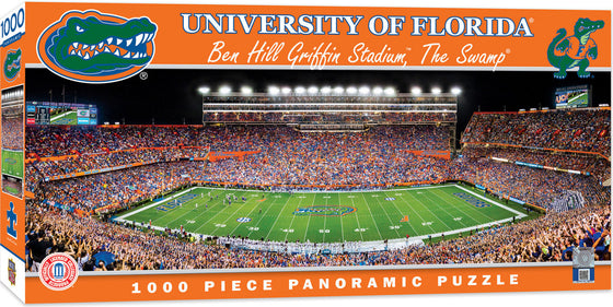 Stadium Panoramic - Florida Gators 1000 Piece Puzzle - Center View