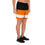 Orange & Black Philadelphia Hockey Style - Men's Athletic Long Shorts - All Sizes - 757 Sports Collectibles