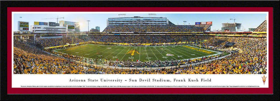 Arizona State Football - 50 Yard Line - Select Frame - 757 Sports Collectibles