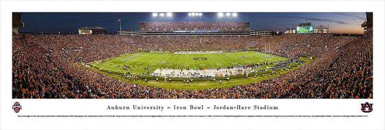 Auburn University Football - 50 Yard Line - Twilight - Unframed - 757 Sports Collectibles
