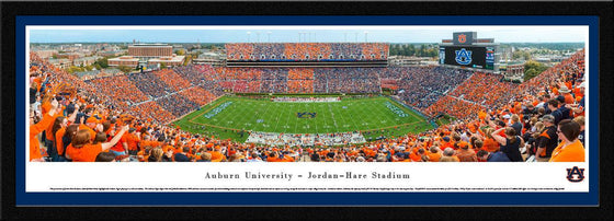 Auburn University Football - Stripe The Stadium - Select Frame - 757 Sports Collectibles