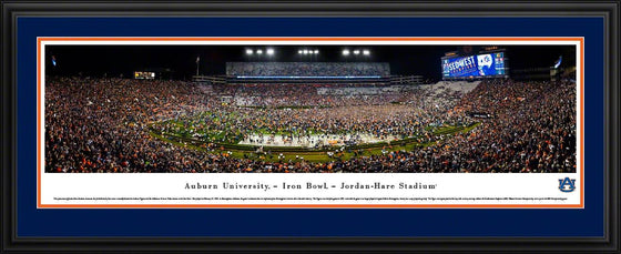 Auburn Tigers Football (Iron Bowl 2017) - Deluxe Frame - 757 Sports Collectibles