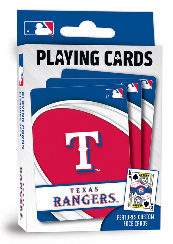 Texas Rangers MLB Playing Cards - 54 Card Deck
