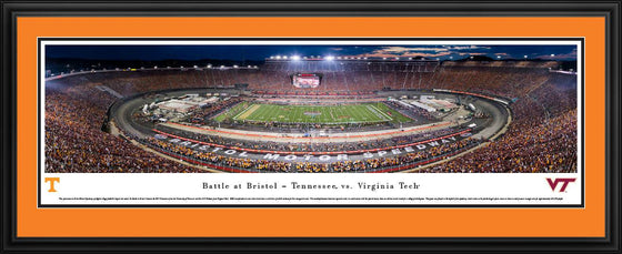 Battle at Bristol - TN vs VT Football - UTN Deluxe Frame - 757 Sports Collectibles