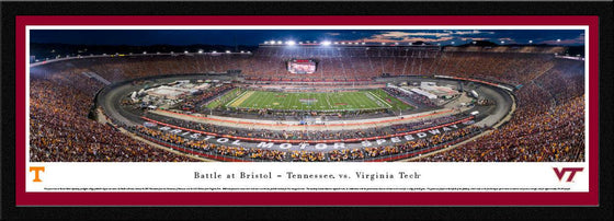 Battle at Bristol - TN vs VT Football - VAT Select Frame - 757 Sports Collectibles