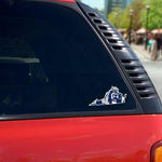 Old Dominion ODU Monarchs (Lion in the State Logo) Perfect Cut 4x4 Diecut Decal