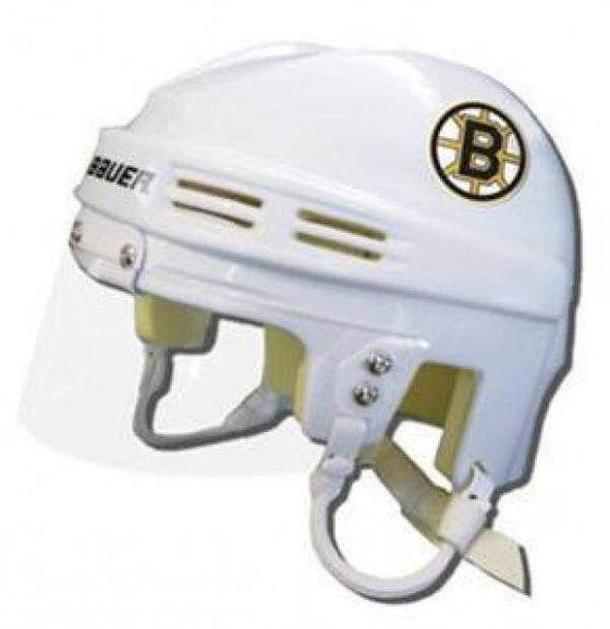 NHL Boston Bruins Player Replica Mini Hockey Helmet - White - 757 Sports Collectibles