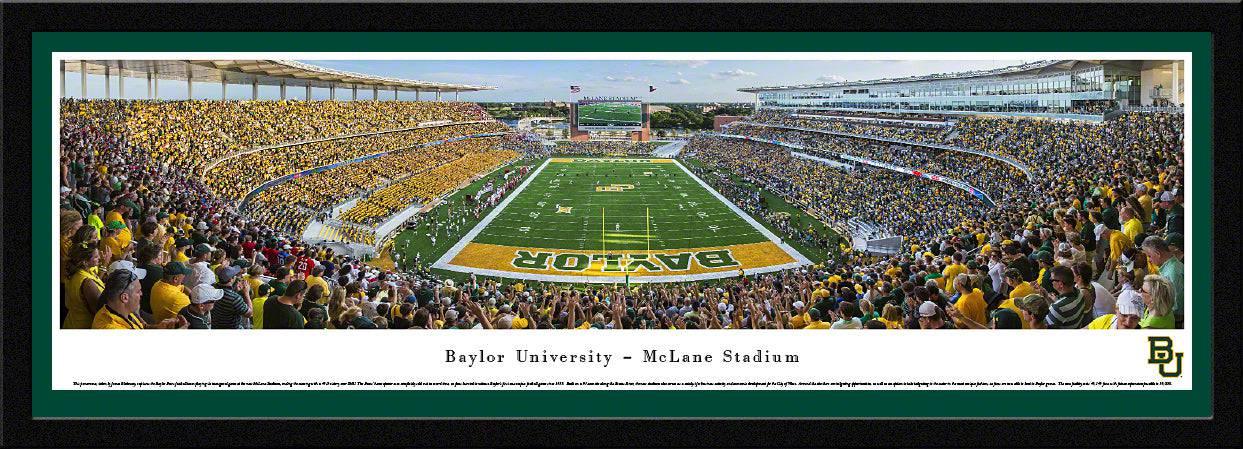 Baylor Bears Football - End Zone - Select Frame - 757 Sports Collectibles