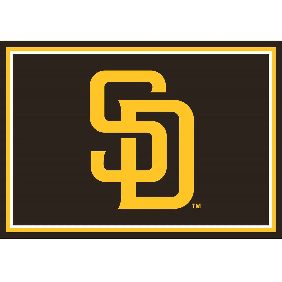 San Diego Padres 3x4 Area Rug