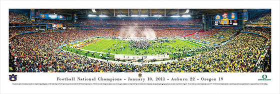 BCS 2011 Football Champions - Auburn - Unframed - 757 Sports Collectibles