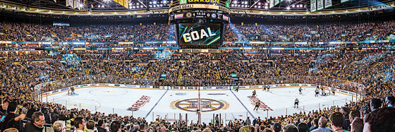 Stadium Panoramic - Boston Bruins 1000 Piece Puzzle - Center View