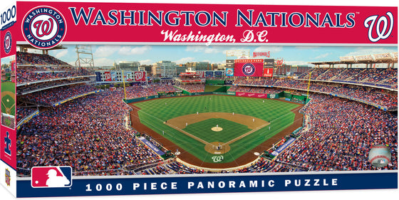 Stadium Panoramic - Washington Nationals 1000 Piece MLB Sports Puzzle - Center View
