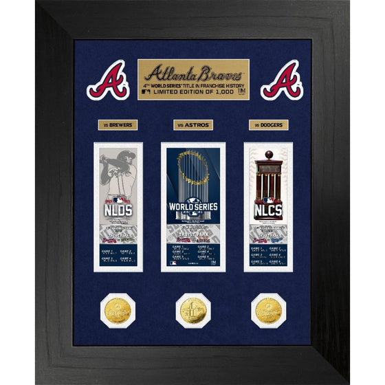 Atlanta Braves Road To The Championship 2021 World Series Champions Deluxe Collection - 757 Sports Collectibles