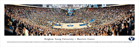 Brigham Young  Basketball - Unframed - 757 Sports Collectibles