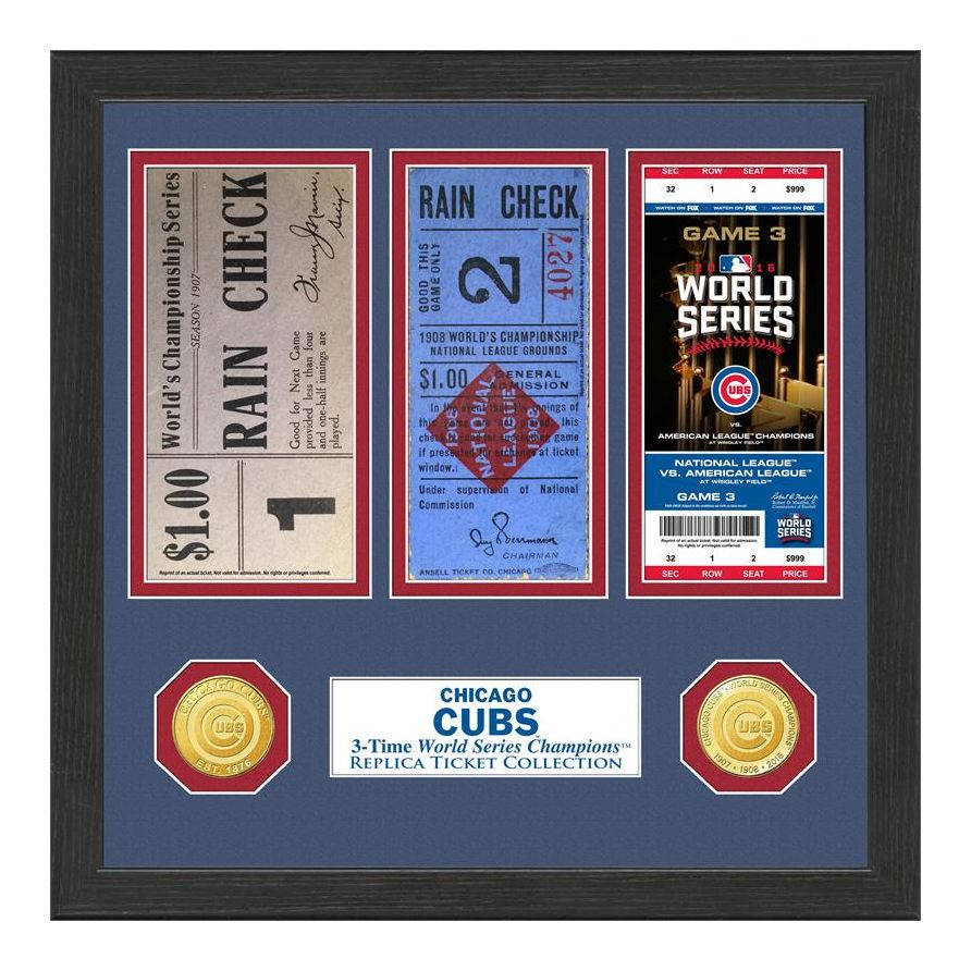 Chicago Cubs World Series Ticket Collection - 757 Sports Collectibles