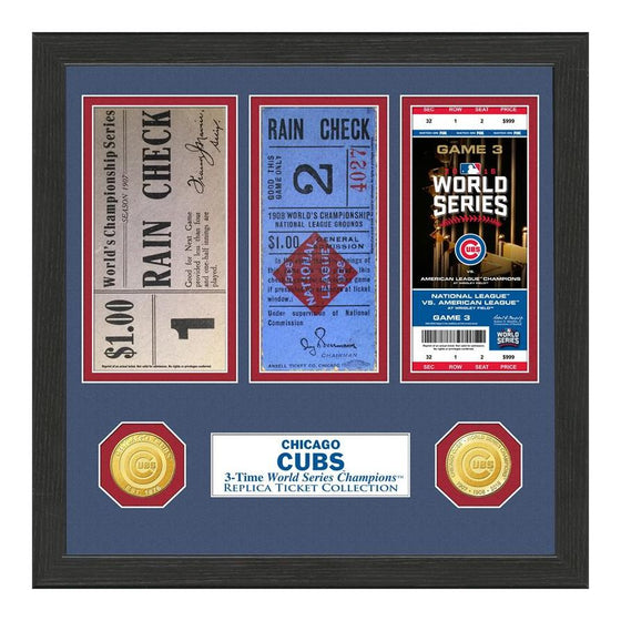Chicago Cubs World Series Ticket Collection - 757 Sports Collectibles