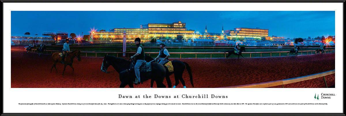 Dawn At Churchill Downs - Standard Frame - 757 Sports Collectibles