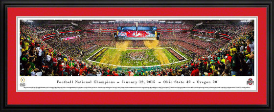 2014 College Football Champions - Ohio State - Deluxe Frame - 757 Sports Collectibles