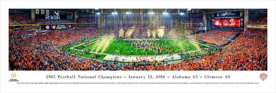 2015 College Football Champions - Alabama - Unframed - 757 Sports Collectibles