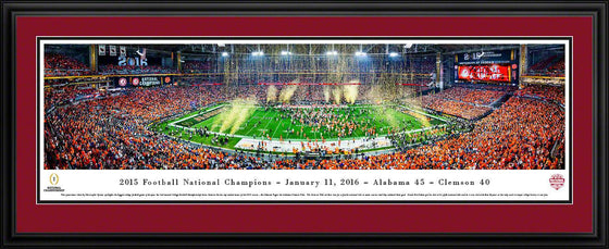 2015 College Football Champions - Alabama - Deluxe Frame - 757 Sports Collectibles