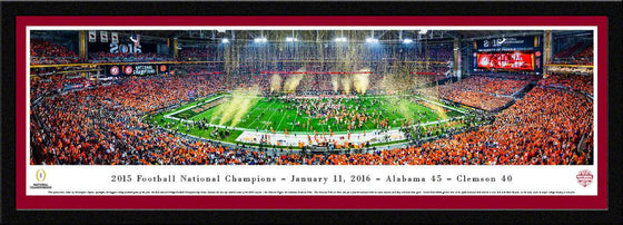 2015 College Football Champions - Alabama - Select Frame - 757 Sports Collectibles