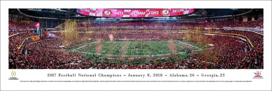 Alabama - 2017 College Football National Champion - Unframed - 757 Sports Collectibles