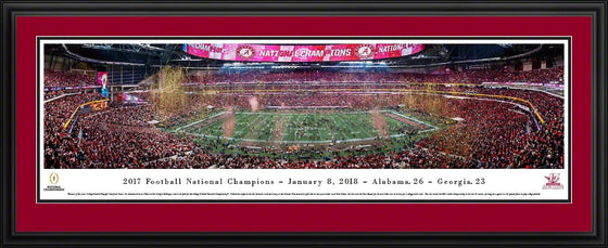 Alabama - 2017 College Football National Champion - Deluxe Frame - 757 Sports Collectibles