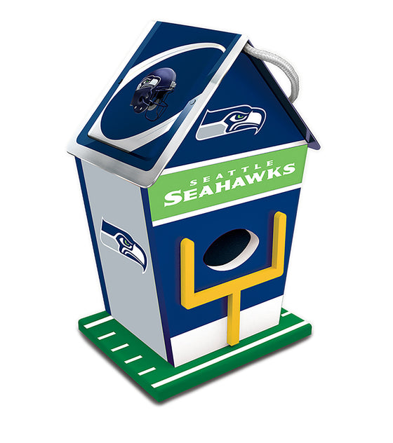NFL Painted Birdhouse - Seattle Seahawks