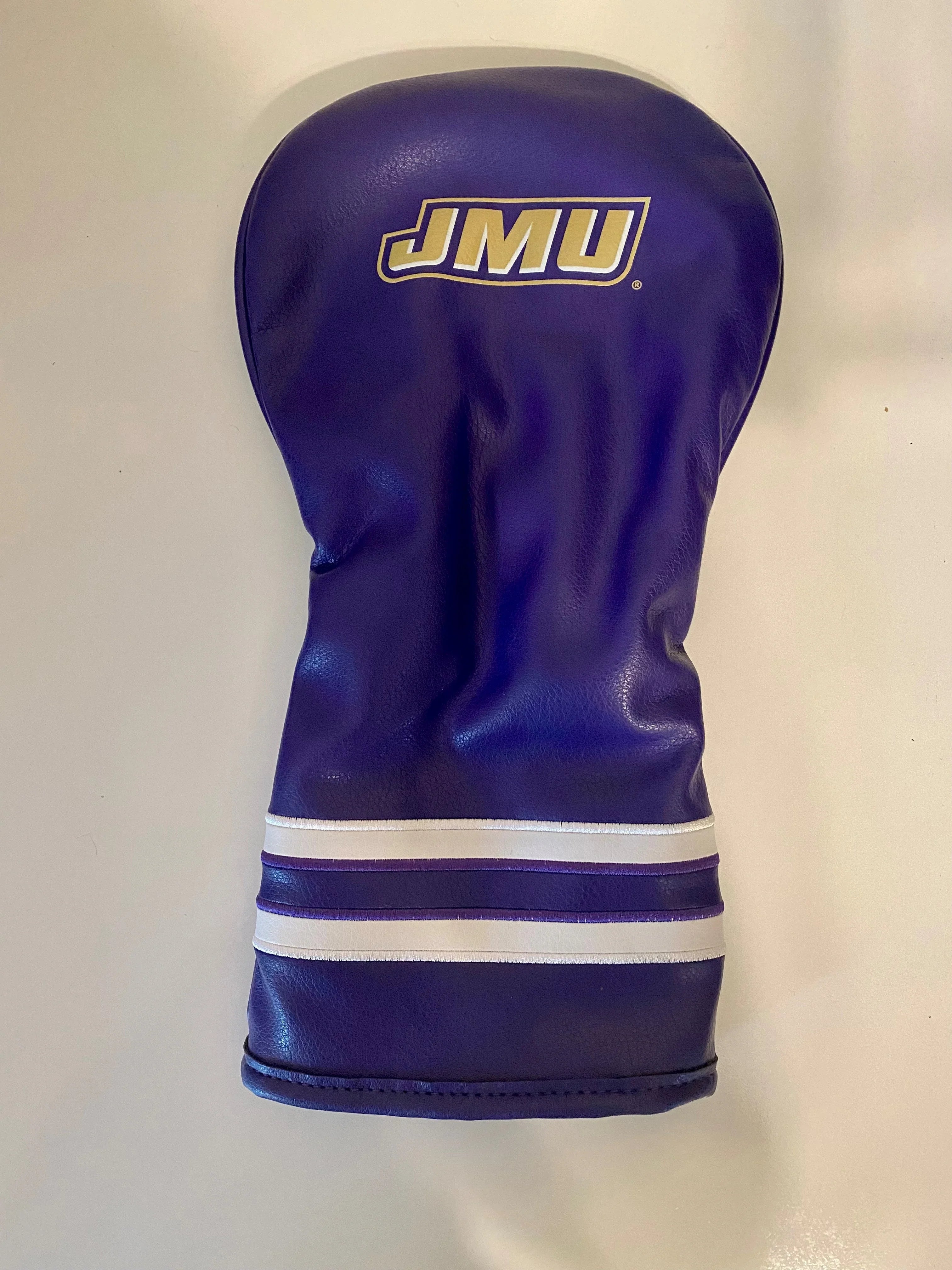 James Madison Dukes Vintage Fairway Headcover PURPLE W/WHITE STRIPES