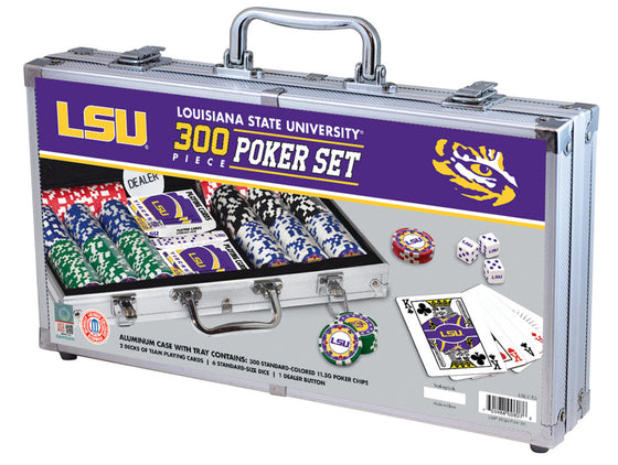 LSU Tigers 300 Piece NCAA Poker Chips