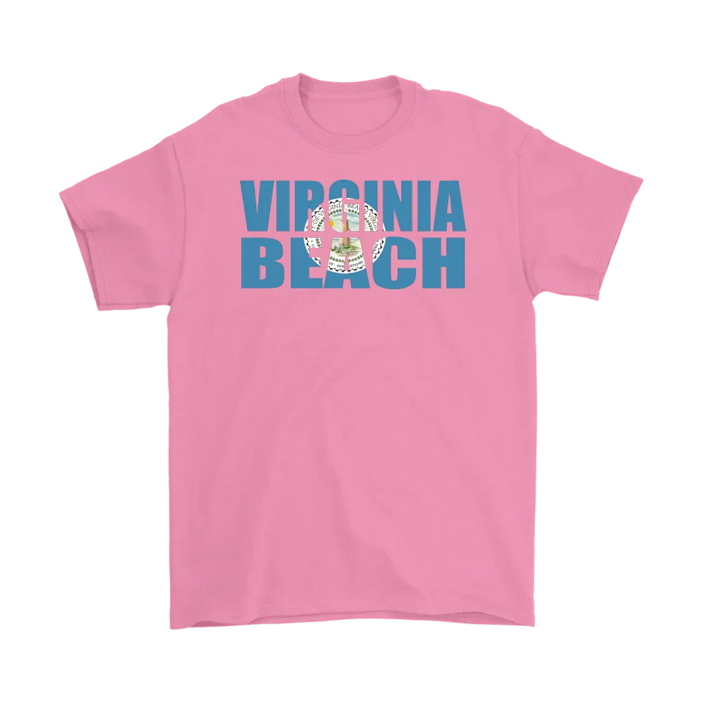 Virginia Beach City Flag T-Shirt - 100% Cotton - S - 5XL - 757 Sports Collectibles
