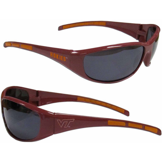 Virginia Tech Hokies Wrap Sunglasses UV Protective 400 - 757 Sports Collectibles