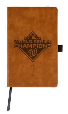 Washington Nationals 2019 World Series Champions Laser Engraved Small Notepad