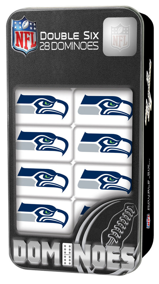 NFL Seattle Seahawks 28 Piece Dominoes