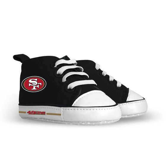 Baby Fanatic Pre-Walkers High-Top Unisex Baby Shoes -  NFL San Francisco 49ers