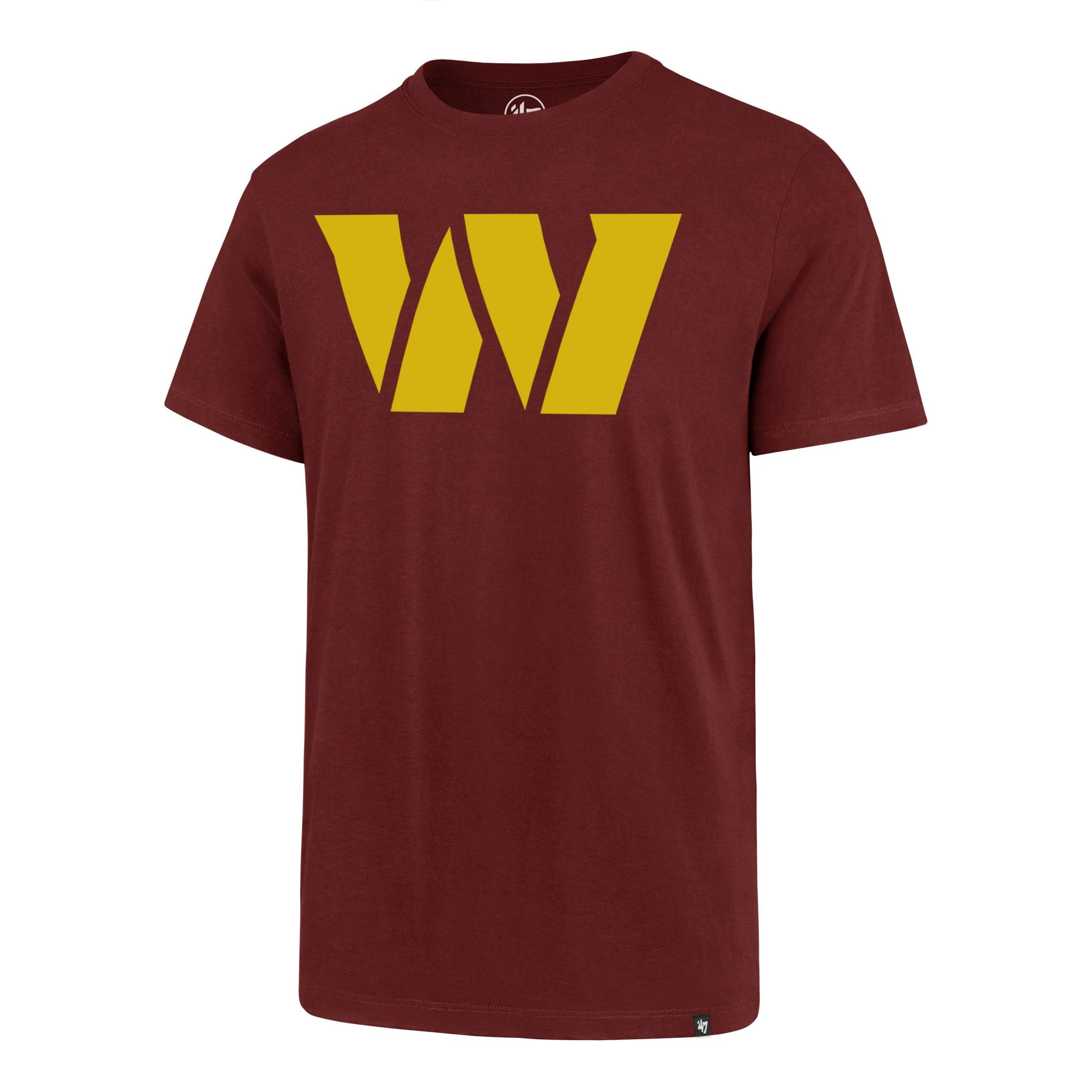 Washington Commanders 47 Brand Burgundy Short Sleeve T-Shirt - S-2XL - 757 Sports Collectibles