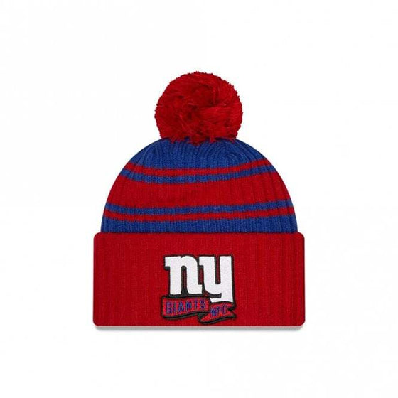 NFL New York Giants Official 2022 Sideline Secondary Sport Beanie Knit - 757 Sports Collectibles