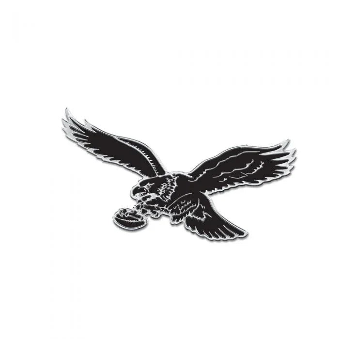 PHILADELPHIA EAGLES / CLASSIC LOGO CHROME FREE FORM AUTO EMBLEM