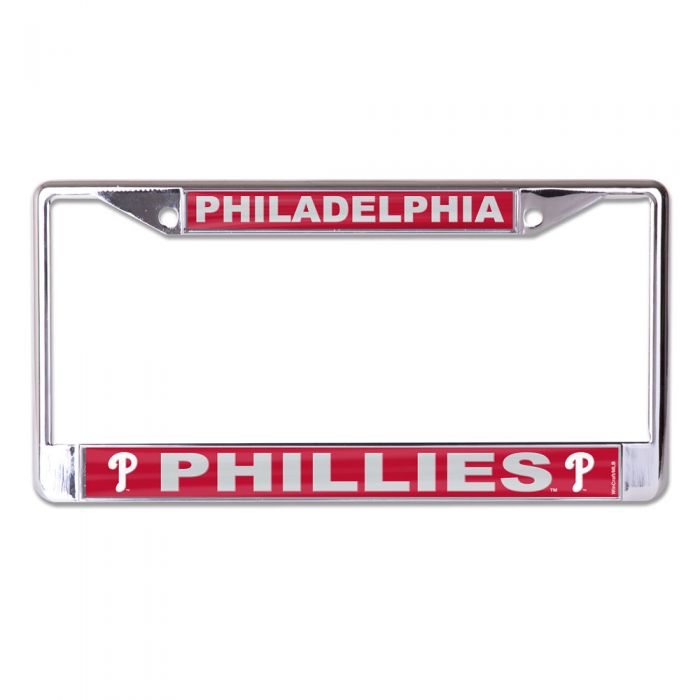 PHILADELPHIA PHILLIES LIC PLT FRAME S/L PRINTED - 757 Sports Collectibles