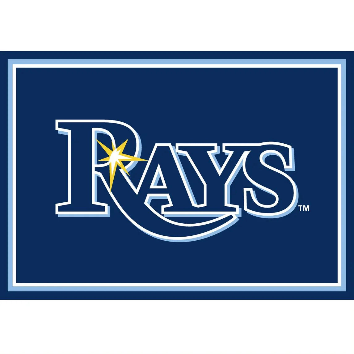 Tampa Bay Rays 3x4 Area Rug