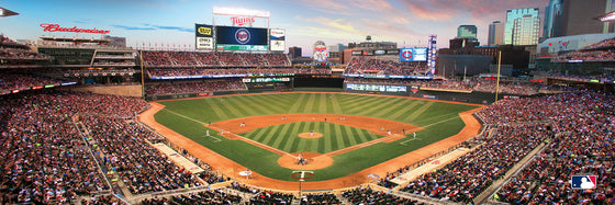 Stadium Panoramic - Minnesota Twins 1000 Piece MLB Sports Puzzle - Center View