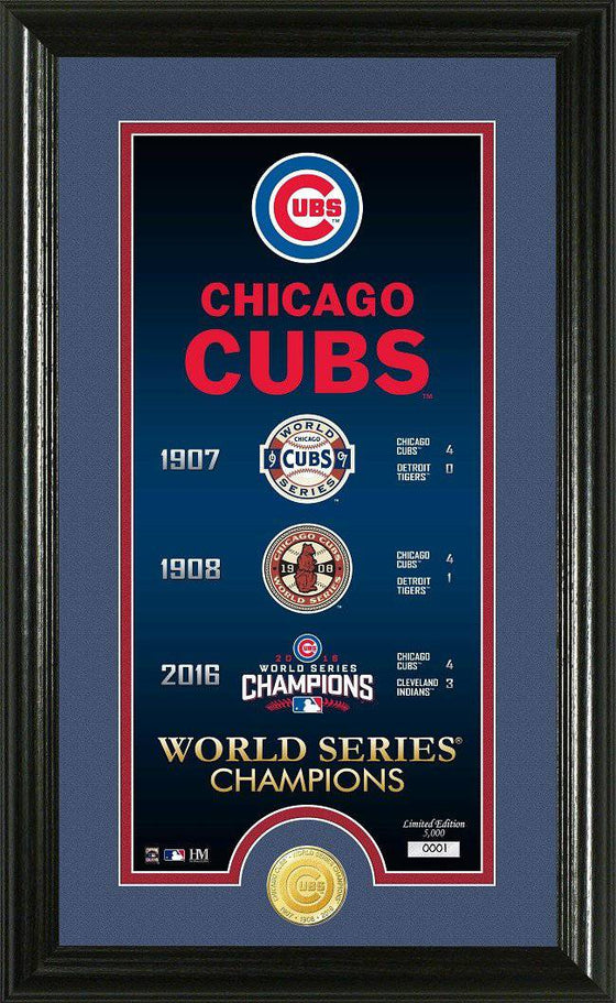 Chicago Cubs "Legacy" Bronze Coin Photo Mint (HM) - 757 Sports Collectibles