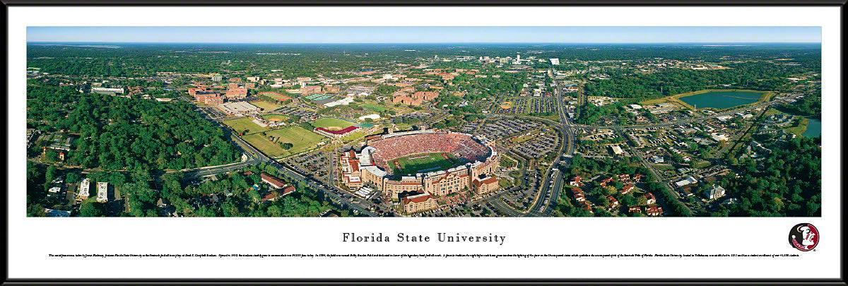 Florida State - Campus Aerial - Standard Frame - 757 Sports Collectibles