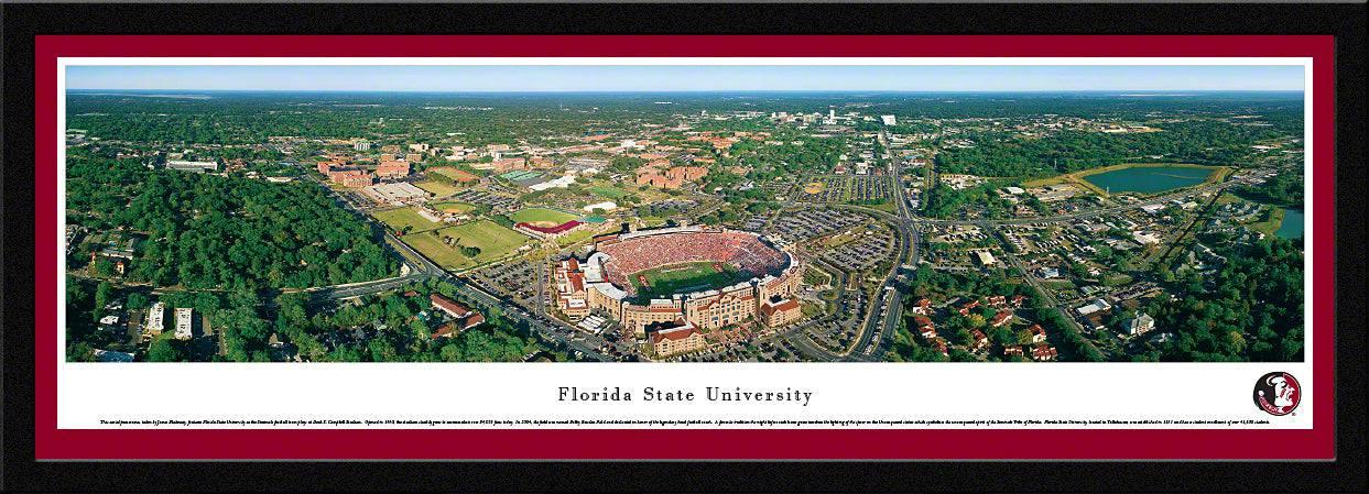 Florida State - Campus Aerial - Select Frame - 757 Sports Collectibles