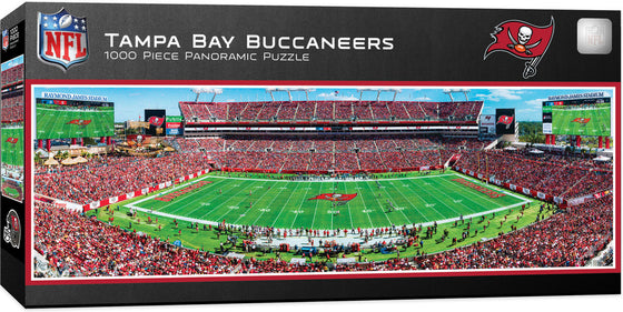 Stadium Panoramic - Tampa Bay Buccaneers 1000 Piece Puzzle - Center View