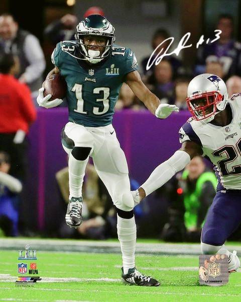 Preorder - Philadelphia Eagles Nelson Agholor Super Bowl 52 LII Champions Signed 8x10 Photo - 757 Sports Collectibles