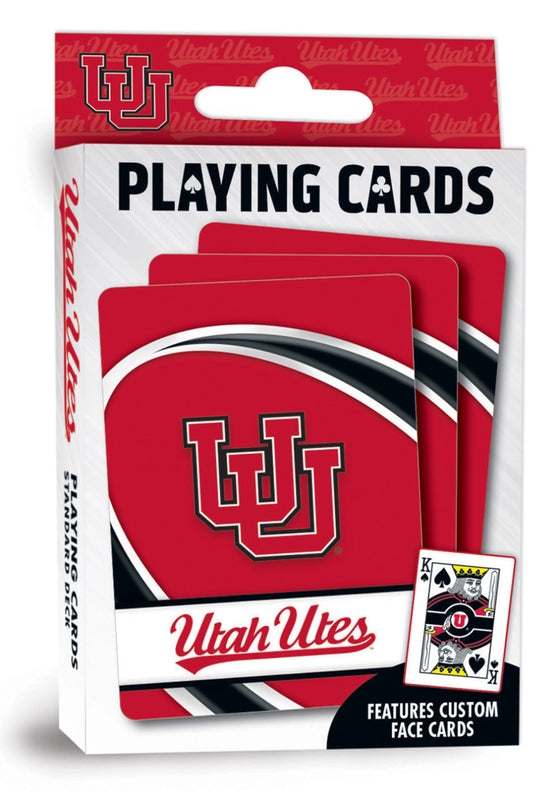 Utah Utes NCAA Playing Cards - 54 Card Deck