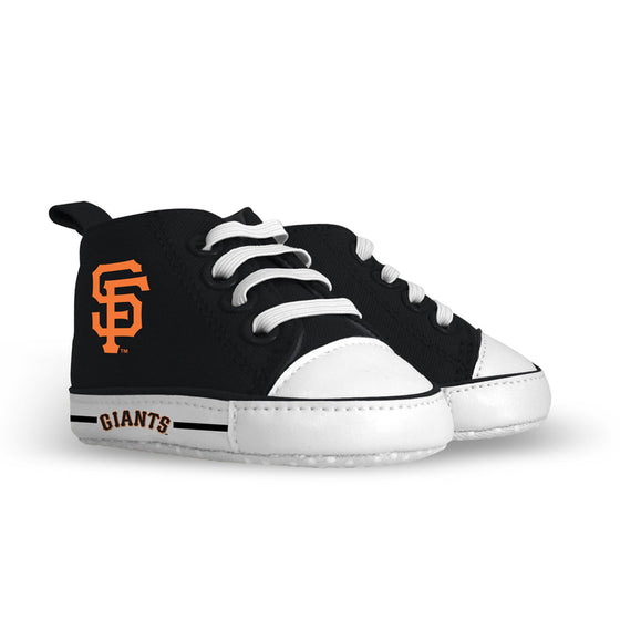 Baby Fanatic Pre-Walkers High-Top Unisex Baby Shoes -  MLB San Francisco Giants