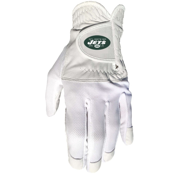 New York Jets Golf Glove - Single Fit - Cabretta Leather - 757 Sports Collectibles